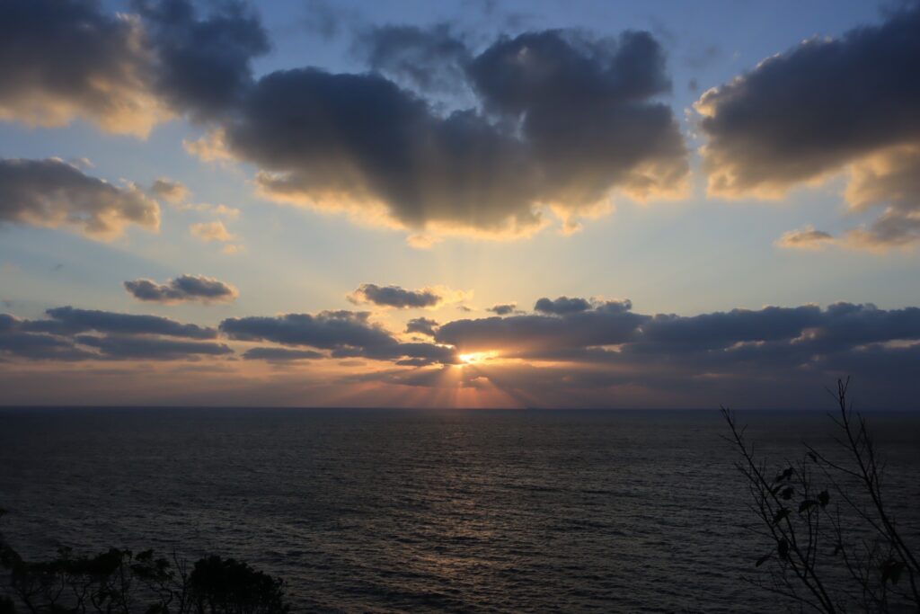 瀬切展望所からの夕景